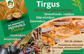 Tirgotāju pieteikšanās atvērta – SKLANDRAUŠU FESTIVĀLS 2026 Dundagā!